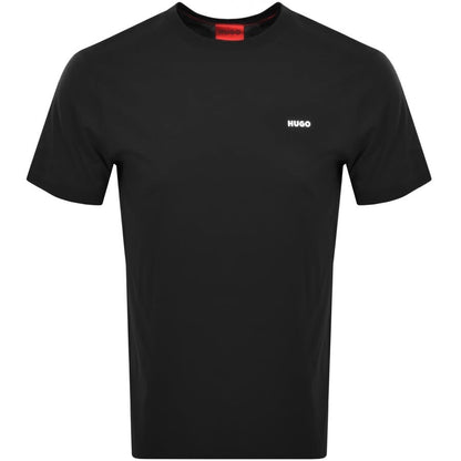 HUGO Dero222 Crew Neck Short Sleeve T Shirt Black