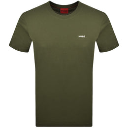HUGO Dero222 T Shirt Green