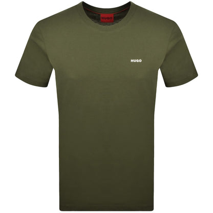 HUGO Dero222 T Shirt Green