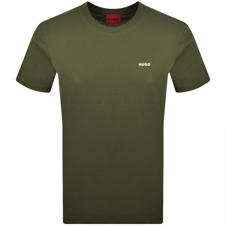 HUGO Dero222 T Shirt Green