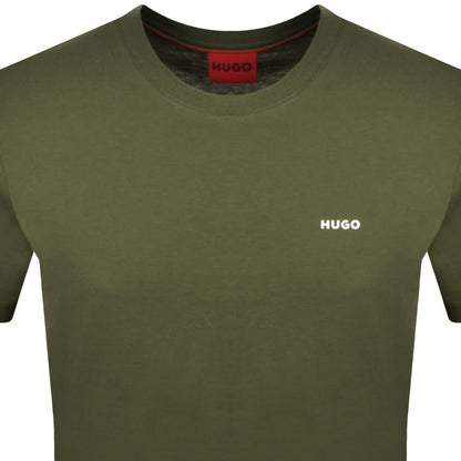 HUGO Dero222 T Shirt Green
