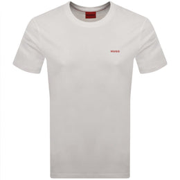 HUGO Dero222 T Shirt Natural White
