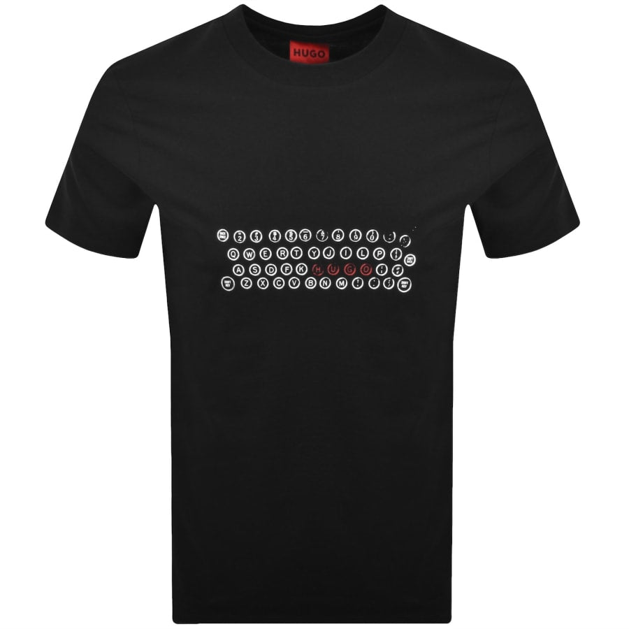 HUGO Deyss T Shirt Black