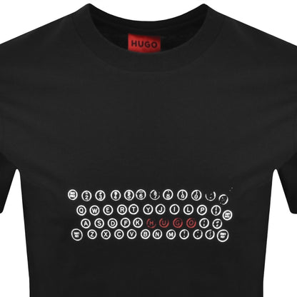 HUGO Deyss T Shirt Black