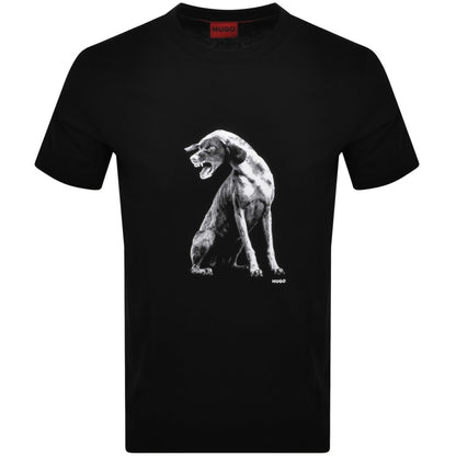 HUGO Didug T Shirt Black