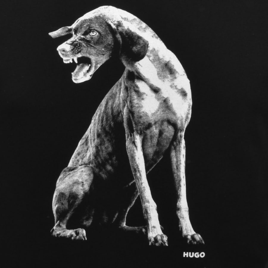 HUGO Didug T Shirt Black