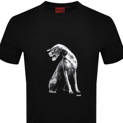 HUGO Didug T Shirt Black