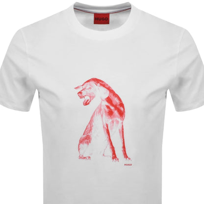 HUGO Didug T Shirt White