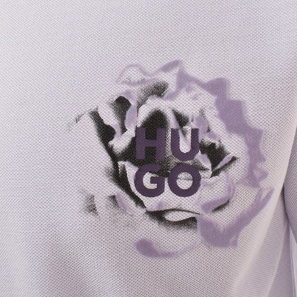 HUGO Dignipolo Polo T Shirt Lilac