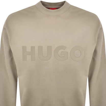 HUGO Dinex Sweatshirt Beige