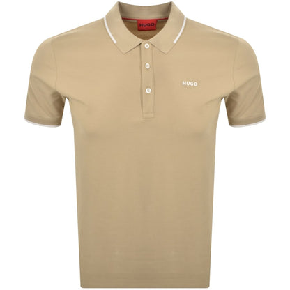 HUGO Dinoso 222 Polo T Shirt Beige