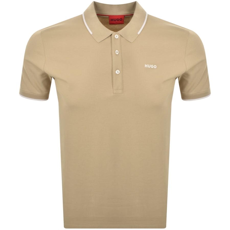 HUGO Dinoso 222 Polo T Shirt Beige