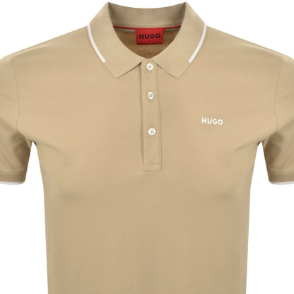 HUGO Dinoso 222 Polo T Shirt Beige