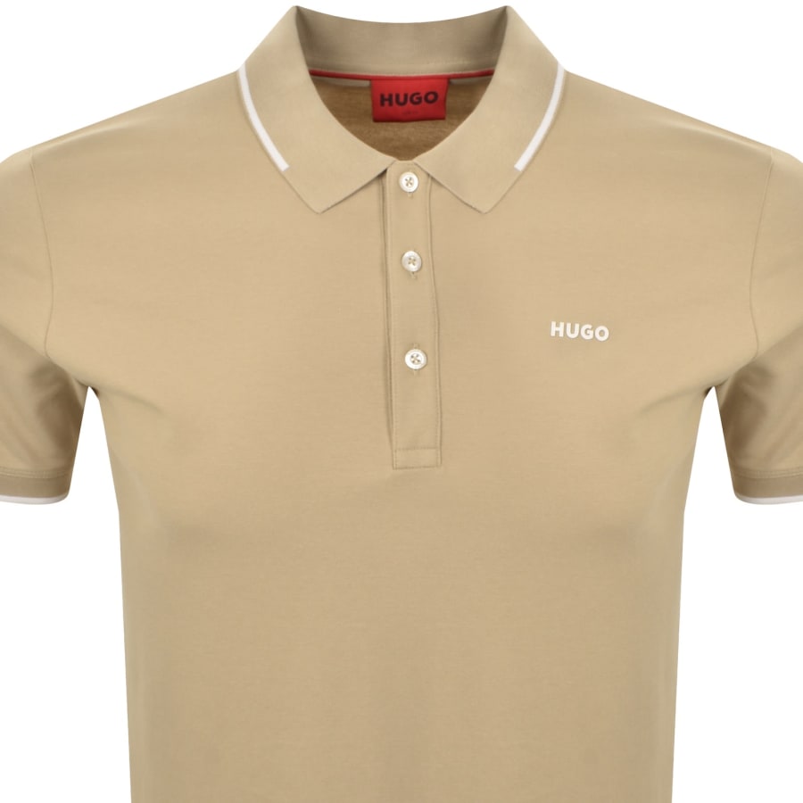 HUGO Dinoso 222 Polo T Shirt Beige