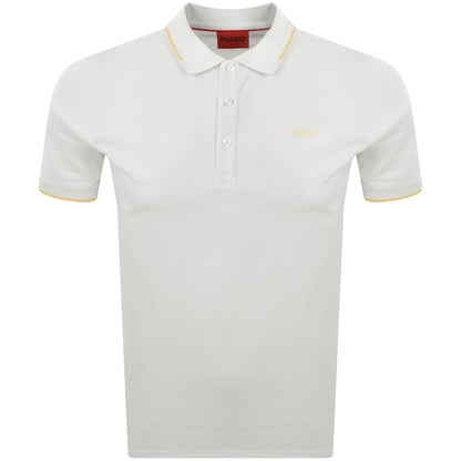 HUGO Dinoso 222 Polo T Shirt White