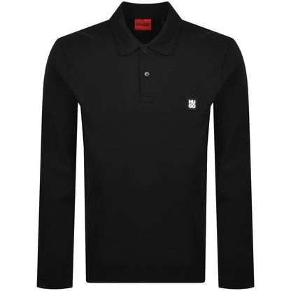 HUGO Dinote Polo T Shirt Black