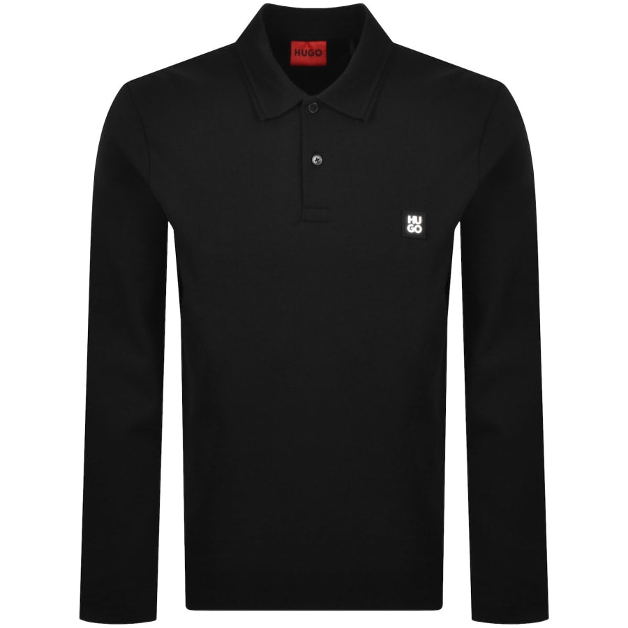 HUGO Dinote Polo T Shirt Black