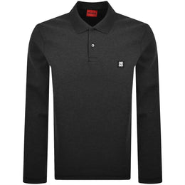 HUGO Dinote Polo T Shirt Medium Grey