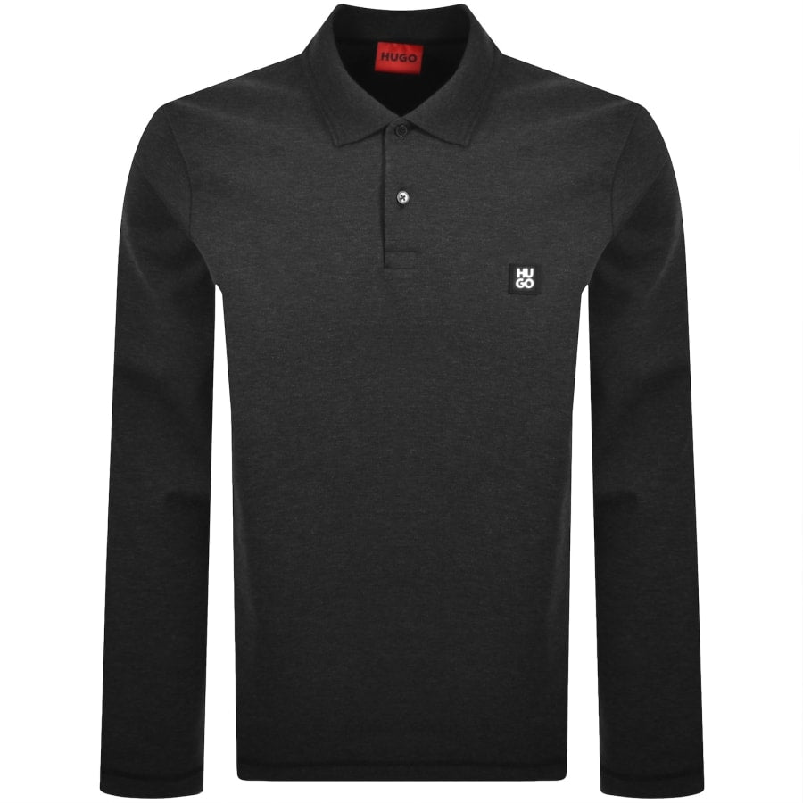 HUGO Dinote Polo T Shirt Medium Grey