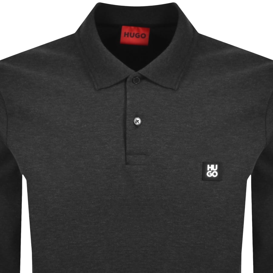 HUGO Dinote Polo T Shirt Medium Grey