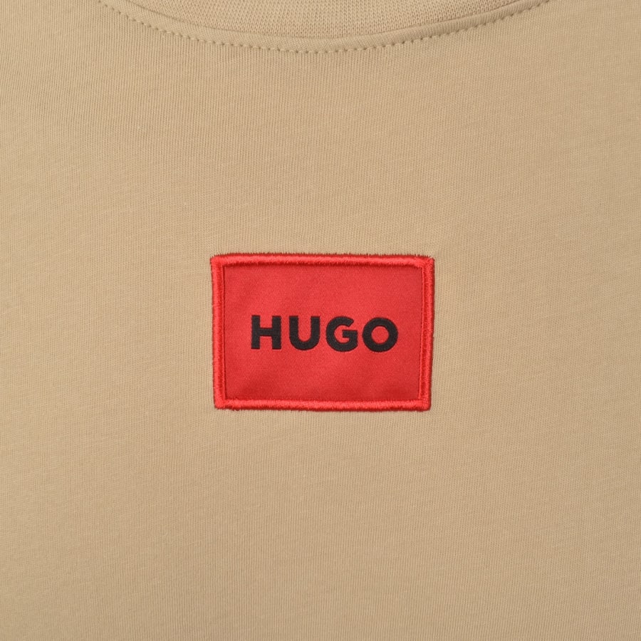 HUGO Diragolino212 T Shirt Beige