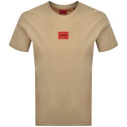 HUGO Diragolino212 T Shirt Beige