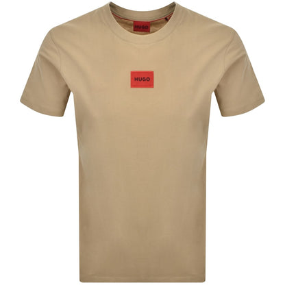 HUGO Diragolino212 T Shirt Beige