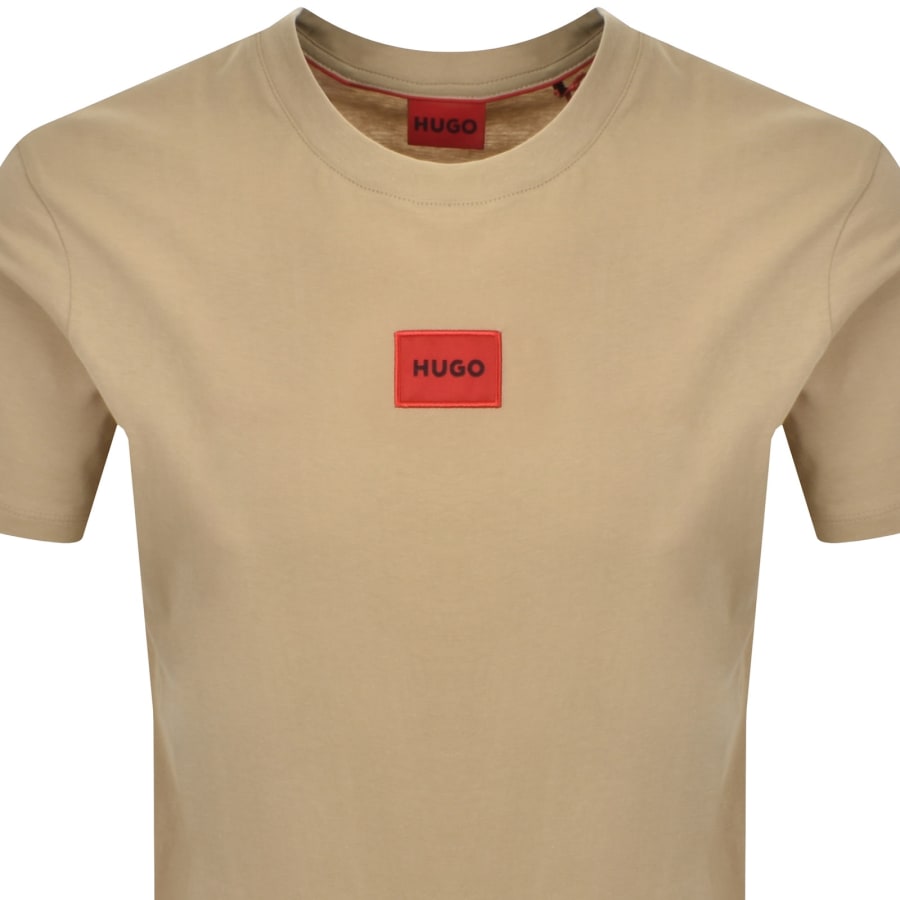 HUGO Diragolino212 T Shirt Beige