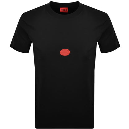 HUGO Divis T Shirt Black