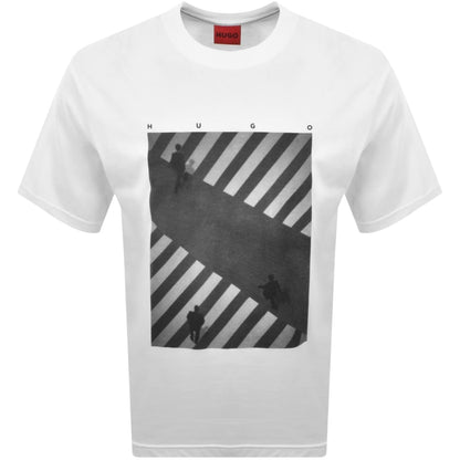 HUGO Dodger T Shirt White