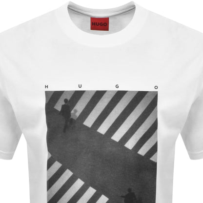 HUGO Dodger T Shirt White
