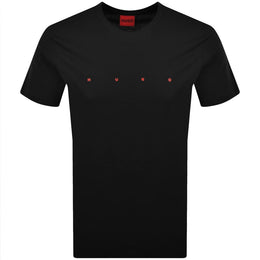 HUGO Dorosi T Shirt Black