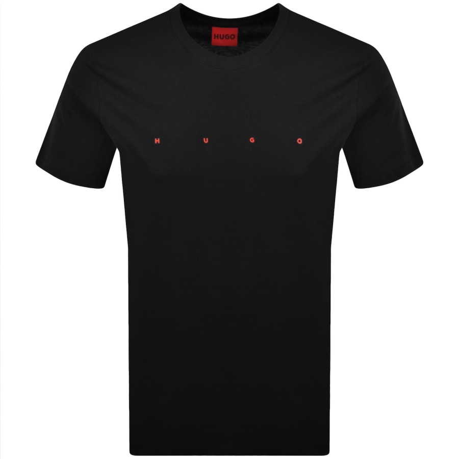 HUGO Dorosi T Shirt Black