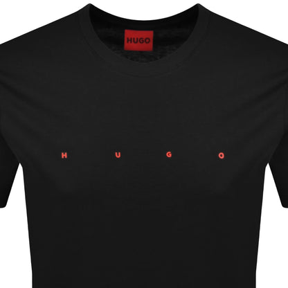 HUGO Dorosi T Shirt Black