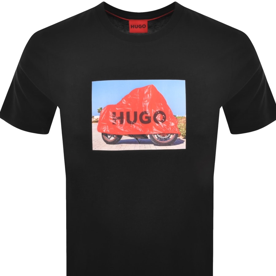HUGO Dostino T Shirt Black