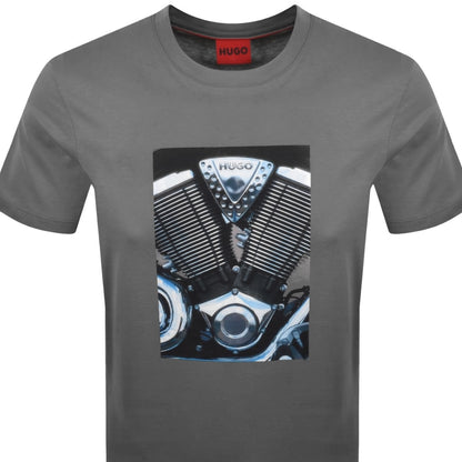 HUGO Dostino T Shirt Grey