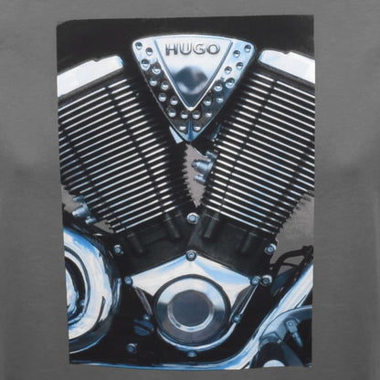 HUGO Dostino T Shirt Grey