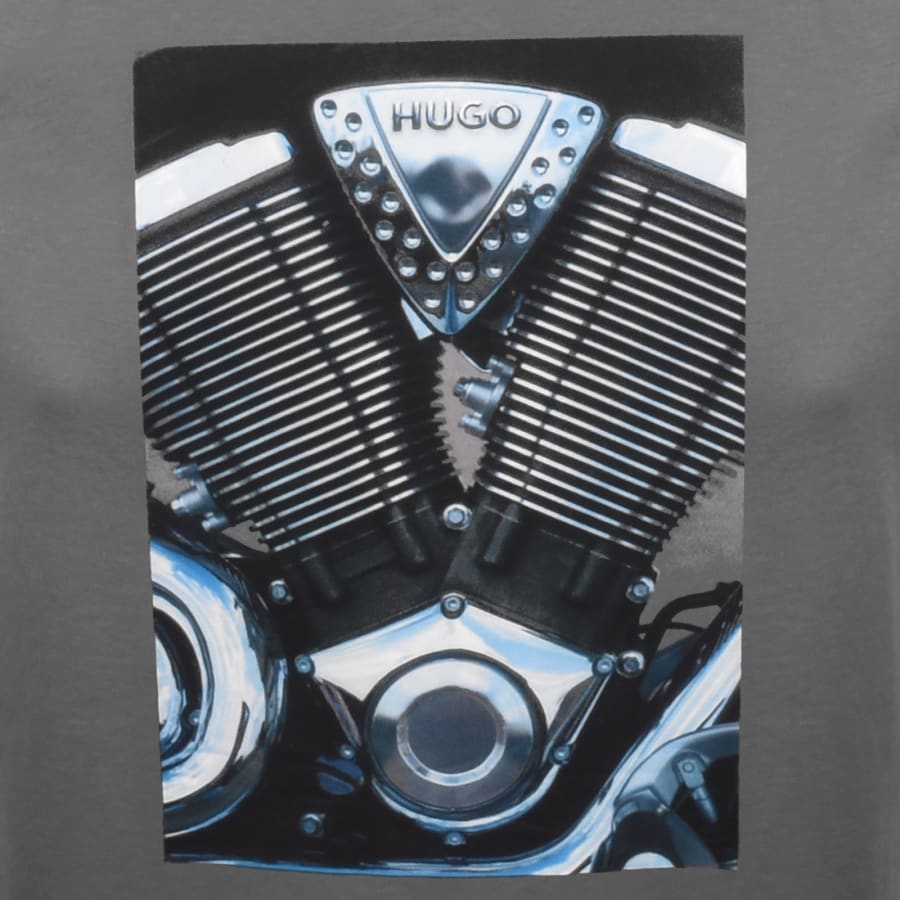 HUGO Dostino T Shirt Grey