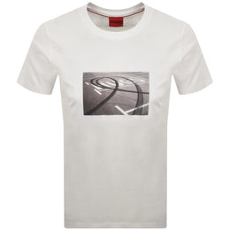 HUGO Dostino T Shirt Off White