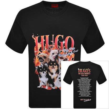 HUGO Dugie T Shirt Black