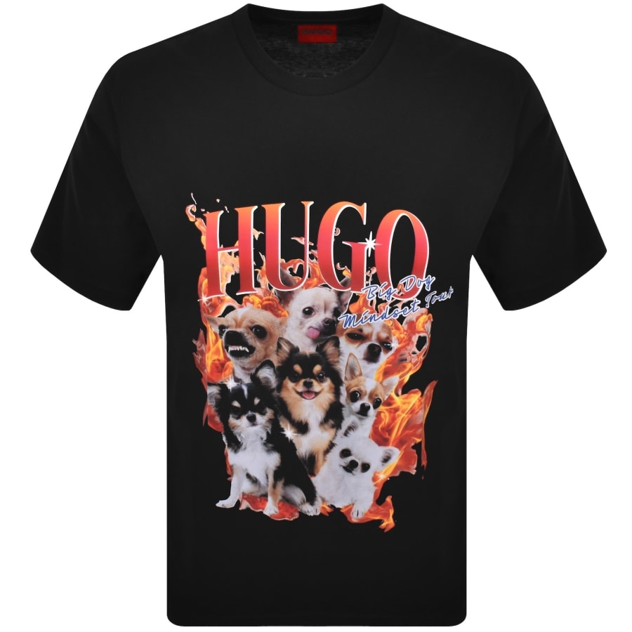 HUGO Dugie T Shirt Black