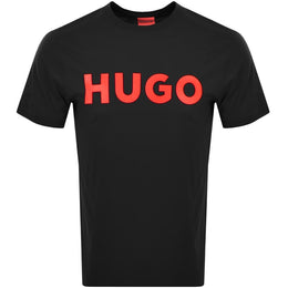 HUGO Dulivio Crew Neck Short Sleeve T Shirt Black