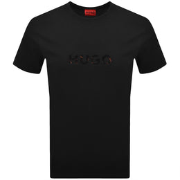 HUGO Dumeo Crew Neck T Shirt Black