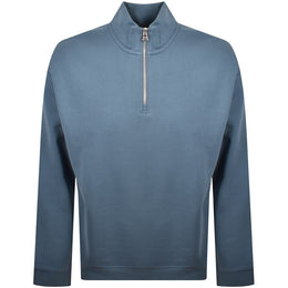 HUGO Durty244 Sweatshirt Open Blue