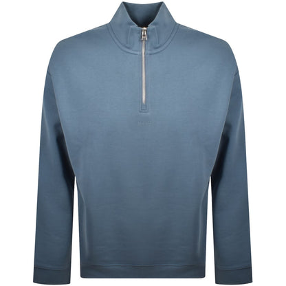 HUGO Durty244 Sweatshirt Open Blue