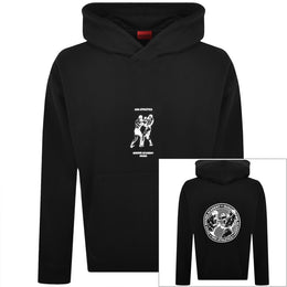 HUGO Duwrestie Hoodie Black