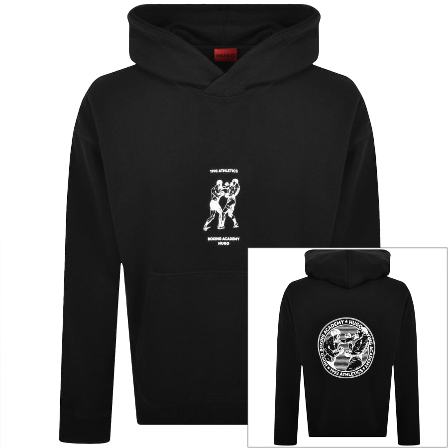 HUGO Duwrestie Hoodie Black