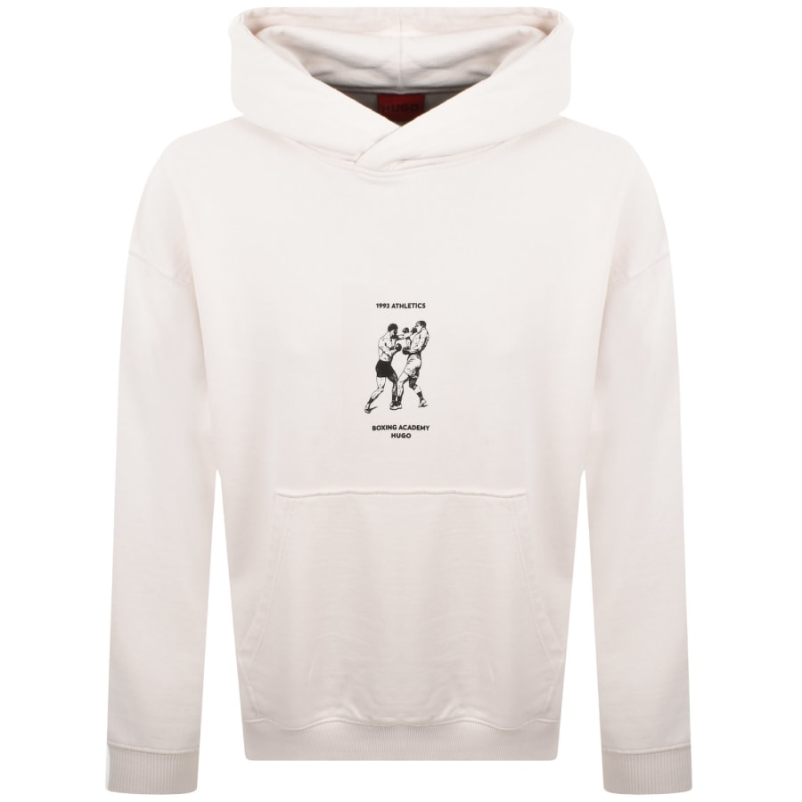 HUGO Duwrestie Hoodie Cream