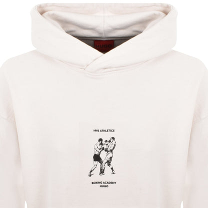 HUGO Duwrestie Hoodie Cream