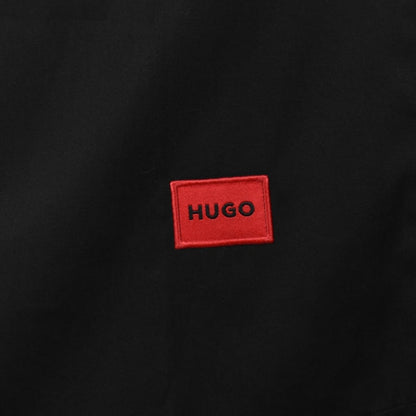 HUGO Ellino Linen Shirt Black